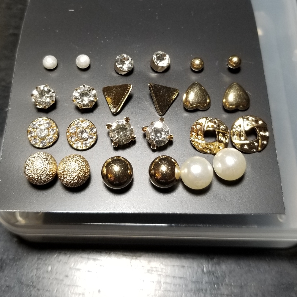 Earrings 12 Pair